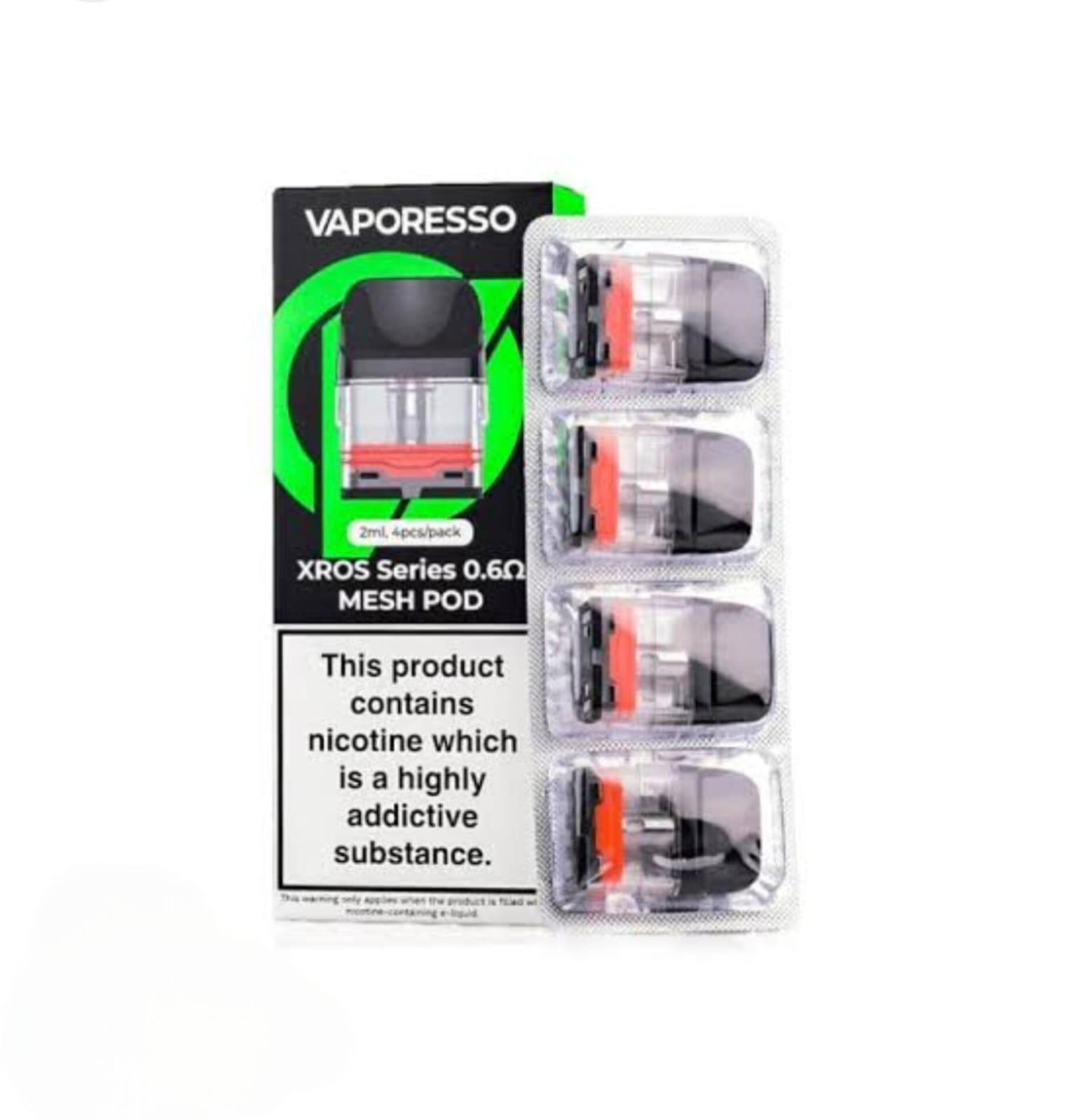 Bobina De Reposio - Vaporesso Xros Mesh Pod 0,6 ohms 2ML Pack com 4 Unidade